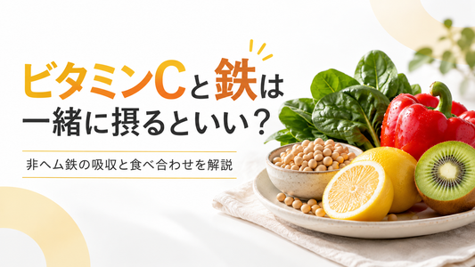 ビタミンCと鉄は一緒に摂るといい？非ヘム鉄の吸収と食べ合わせを解説